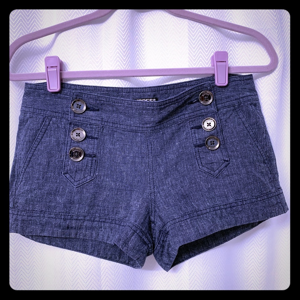 Express Blue Shorts